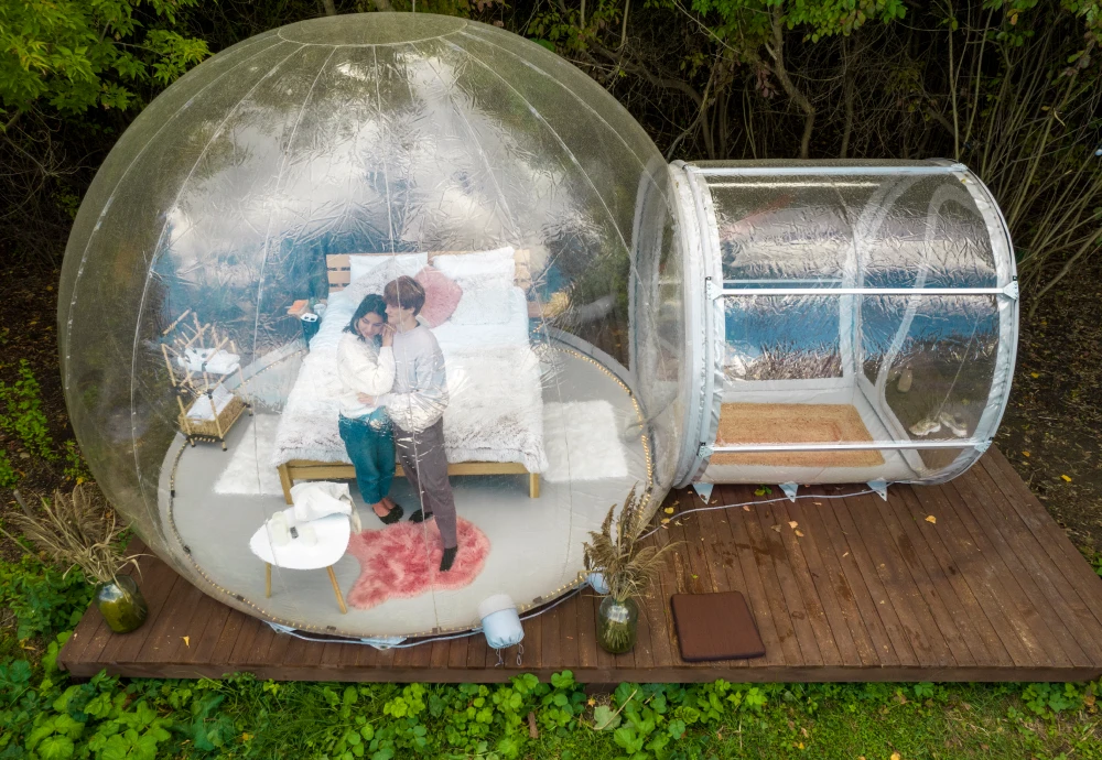 transparent crystal tents inflatable buildings bubble tent